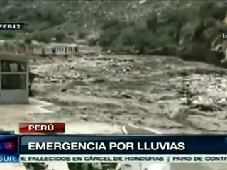 Emergencia por lluvias en Perú
