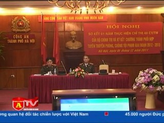 Sơ kết công tác đảm bảo ANTT trong tình hình mới