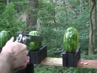 Magnum Revolver Vs Watermelons