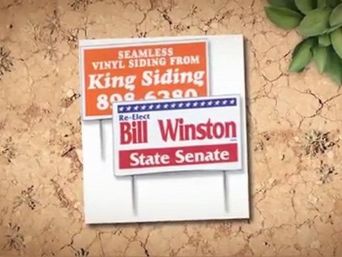 Yard Signs, Lawn Signs, Corplast Signs from Highridge Graphics, Jackson NJ