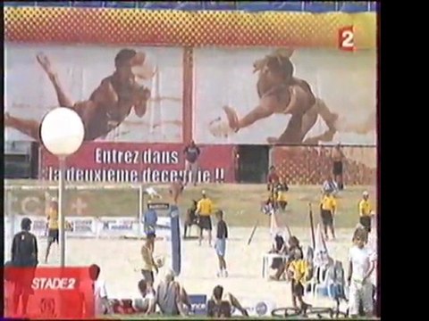 JO athènes 2004 équipe de France de Beach Volley Stade 2