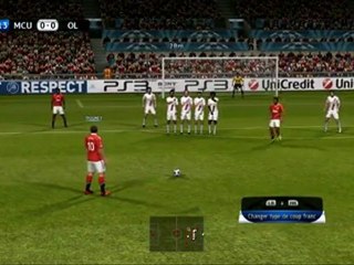 Pro Evolution Soccer 2011 'Manchester United vs Lyon Gameplay' TRUE-HD QUALITY