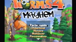 Worms 4 Mayhem Videotest part 1/2