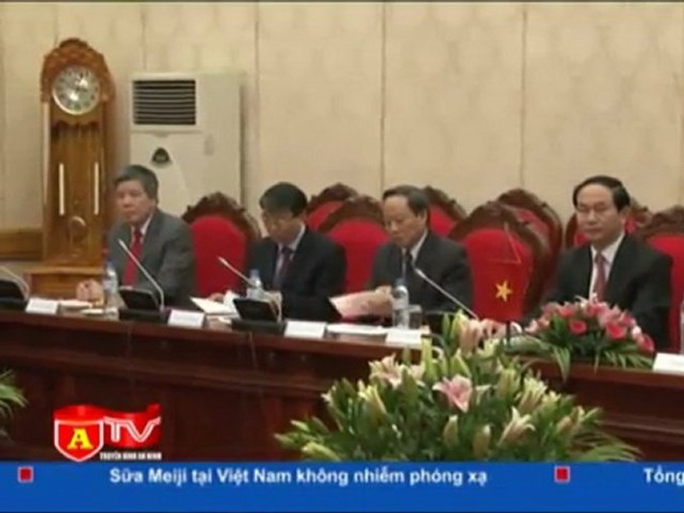 Bộ trưởng Bộ Công an tiếp đoàn Bộ Nội vụ và An ninh quốc gia Palestine