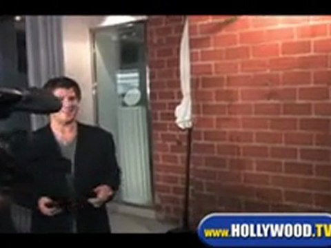 David Arquette and Jason Hervey Leaving Mr Chow.