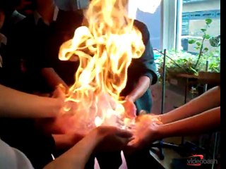 Methane Bubble Flame