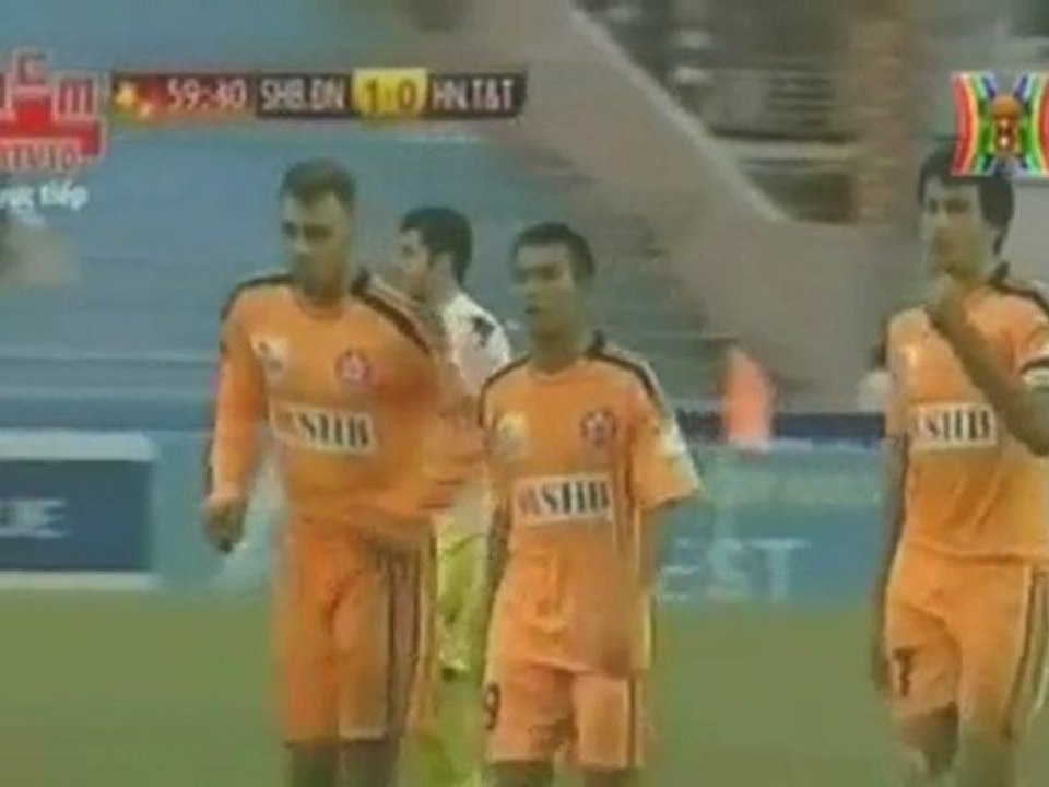 Video vòng 6 Super League: Đà Nẵng 2-0 T&T Hà Nội, trận cầu hấp dẫn