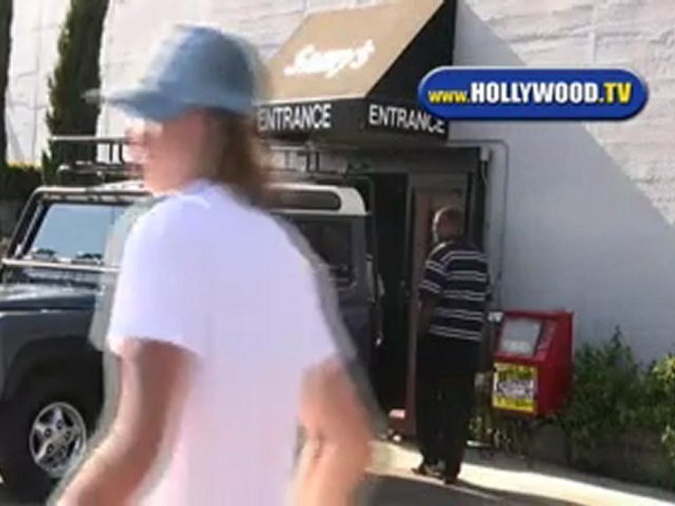 John Mayer Leaves Sammy's Camera