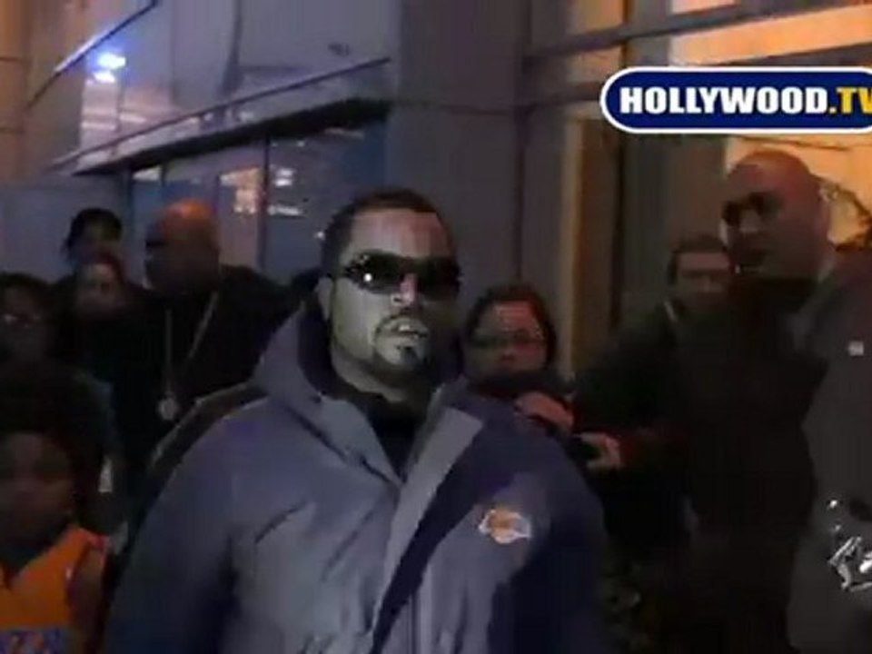 Celebrities Arrive at The Staples Center on Christmas Day.