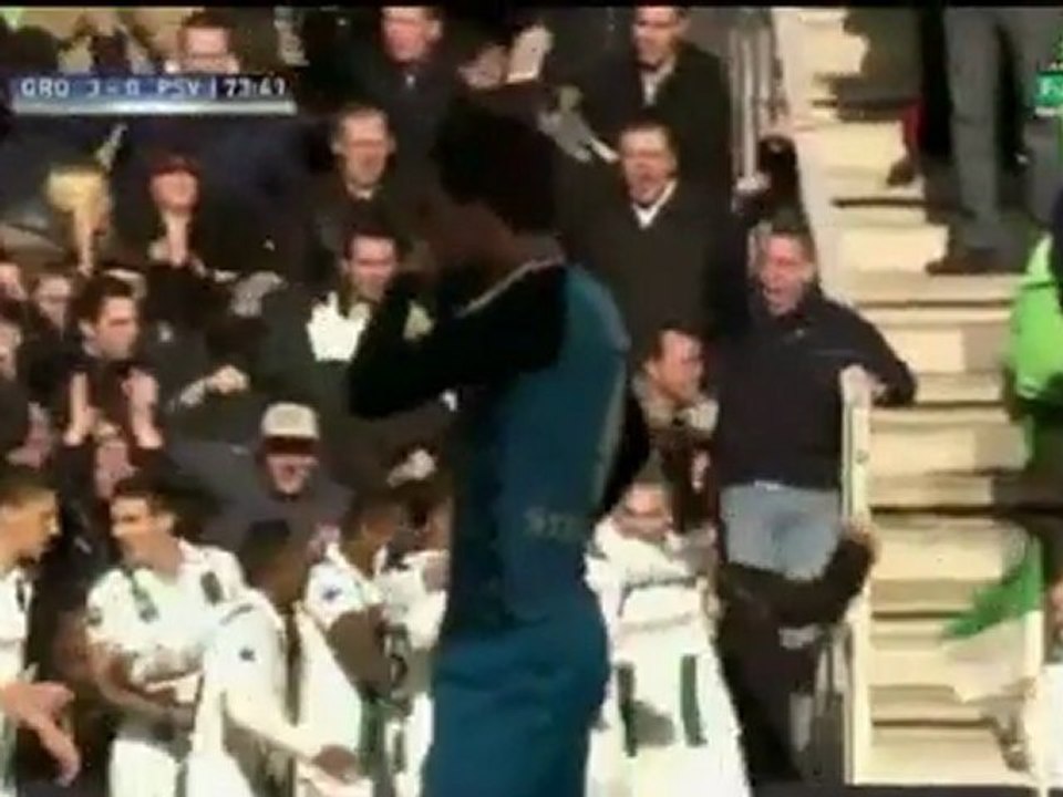 Groningen 3-0 PSV Goal highlights 19.02.2012