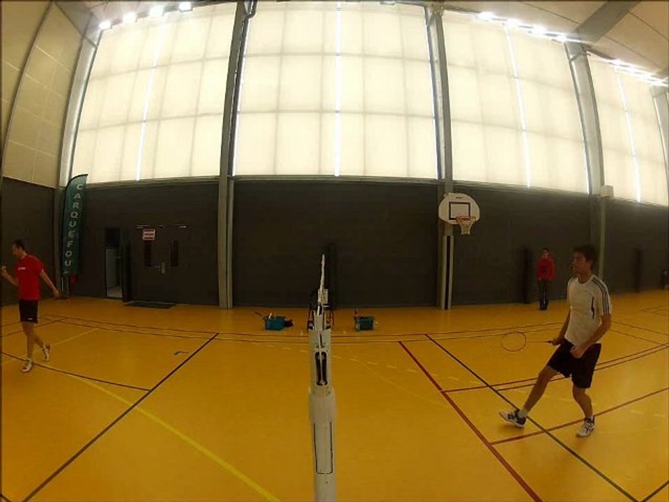 Simple Hommes D3-D4 COUTANSAIS-PASTOR Carquefou Badminton Février 2012