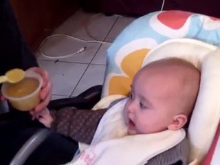 Premier repas de Bichette