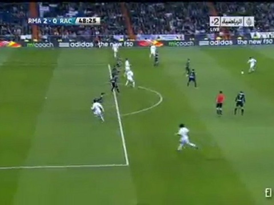 Real Madrid VS Racing Santander 4-0 2nd Half Highlights 18.02.2012