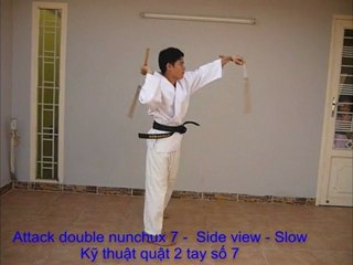 Kỹ thuật quật 2 côn nhị khúc số 7