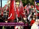 NO A LA REFORMA LABORAL DEL PP EN  LA CRISIS EN ESPAÑA 2012