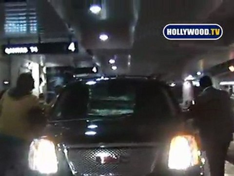 Jessica Simpson And Ken Paves At LAX