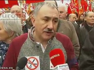 Multitudinaria manifestación en Barcelona