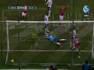 Cesena vs Milan 1:3 Goals Highlights