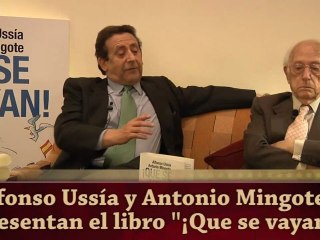 Alfonso Ussía y Antonio Mingote unen sus viñetas y sus columnas en el libro ¡Que se vayan!