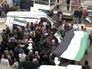 فري برس   ريف دمشق  المليحة  جمعة المقاومة الشعبية 17 2 2012