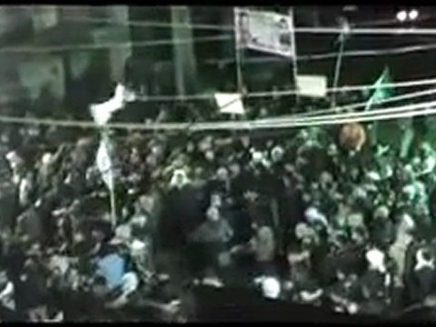فري برس ريف دمشق دوما من عزاء الشهداء وأغنية مهداة إلى حماة 18 2 2012