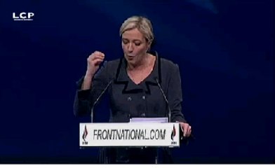 Évènements : Discours de Marine Le Pen à la convention présidentielle du FN !