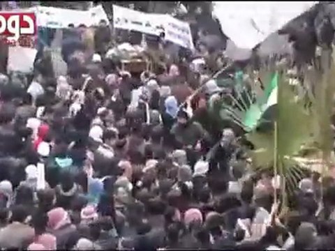 فري برس ريف دمشق دوما مميز عالي الدقة شهداء جمعة المقاومة الشعبية 17 2 2012