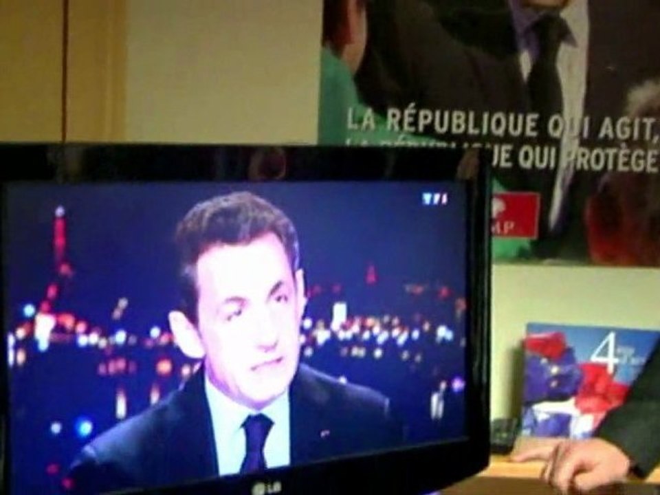 JT Itélé - Déclaration de candidature de Nicolas Sarkozy