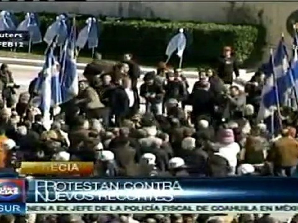 Protestas en recia por nuevos recortes