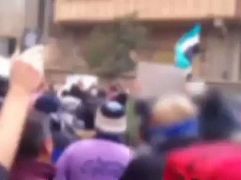 فري برس ديرالزور حي العمال جمعة المقاومة الشعبية 17 2 2012