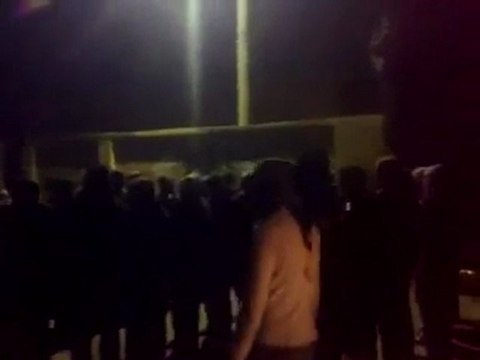 فري برس ديرالزور بلدة بقرص مظاهرة مسائية 18 2 2012