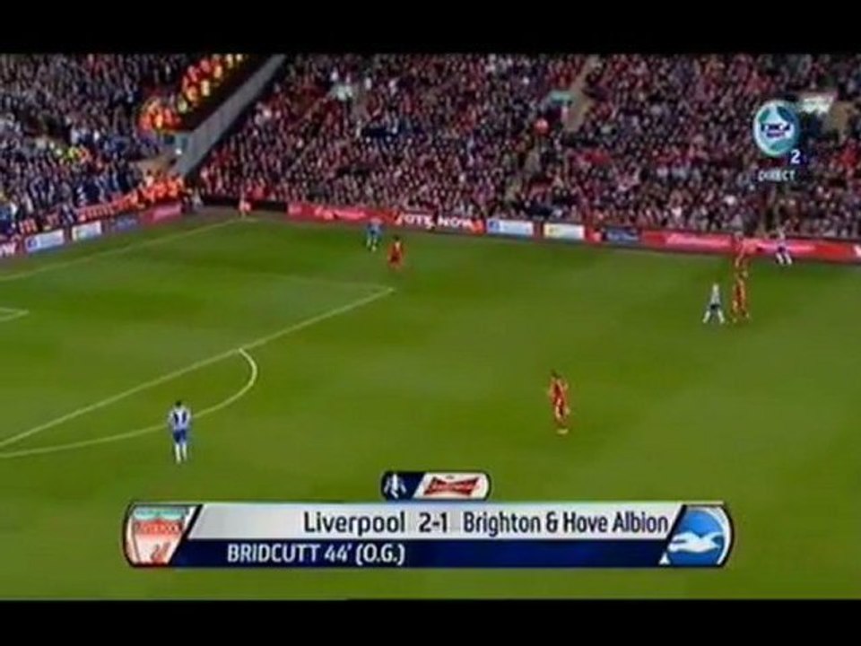 Liverpool 6-1 Brighton Goal highlights 19.02.2012