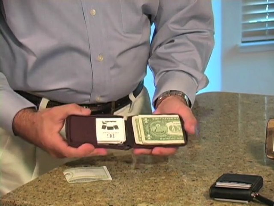 WalletBe Men's Front Pocket Leather Zipper ID Wallet video Dailymotion