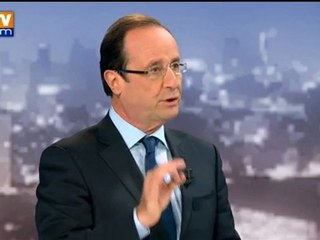 Hollande revient sur les chiffres du bilan de Sarkozy
