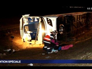 Fagnières (51) : Accident car Britannique A 26 - Bilan de la journée