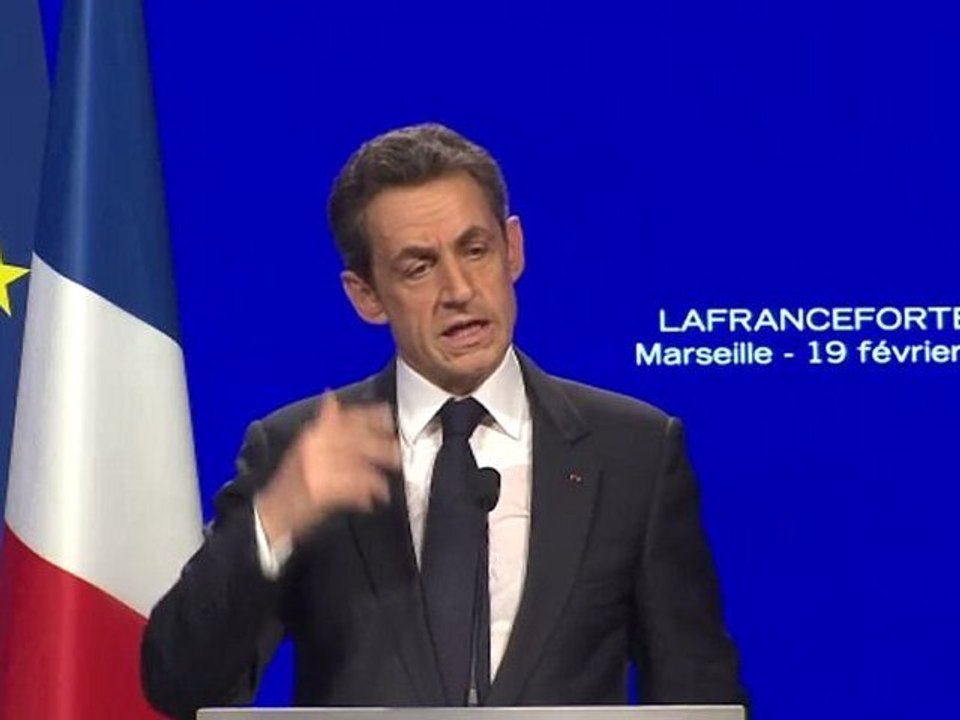 Ce qu'il faut retenir du discours de Sarkozy à Marseille