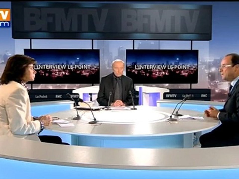BFMTV 2012 : l’interview Le Point, François Hollande