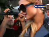 Paris Hilton Leaves The IVY Restaurant