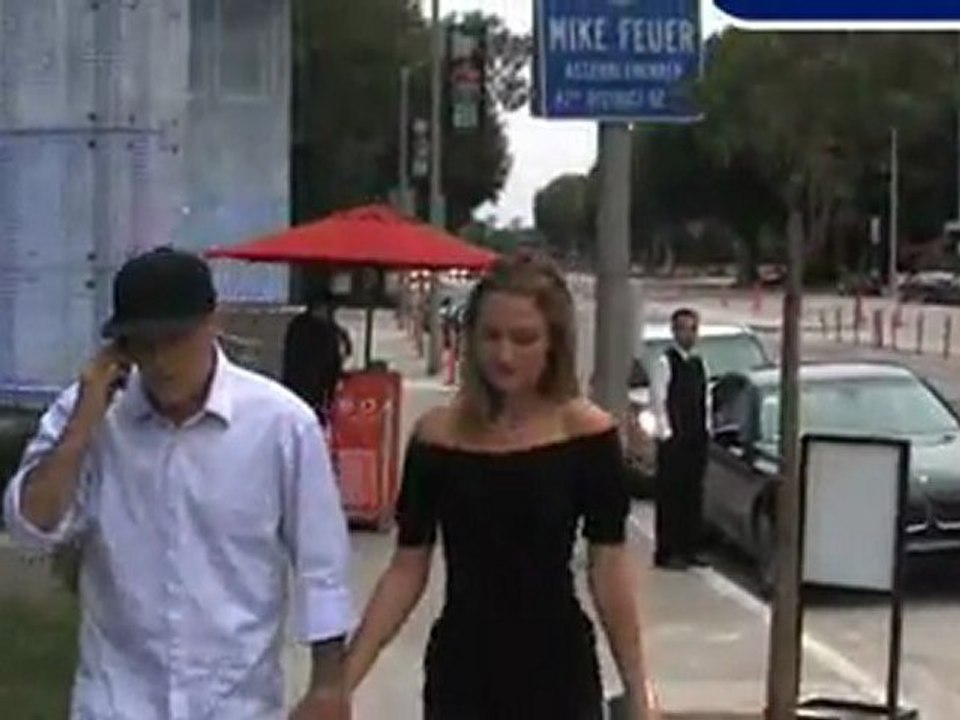 Fred Durst And Lady Friend At BOA Restaurant