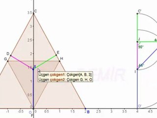 Aynı anda üç parçaya bölünen çubuğun üçgen (dar ve geniş açılı üçgen) oluşturma olasılığı