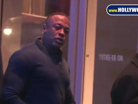 Legendary Hip Hop Producer Dr. Dre Cool Like That at Lakers Game