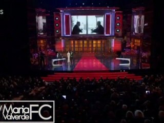 Goya 2012: Maria Valverde (entregando Goya a Mejor Película Documental)