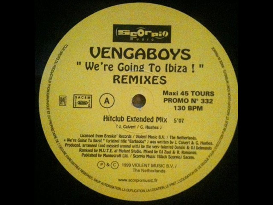 Vengaboys - Were Going To Ibiza (Hitclub Extended Mix)