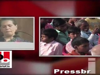Sonia Gandhi in Raebareli I feel sad to see the pathetic state of affairs in Uttar Pradesh