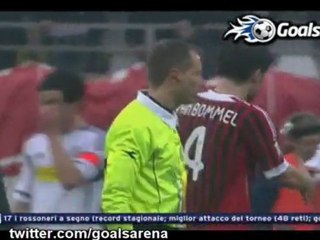 Vòng 24 Serie A; Cesena 1-3 Milan