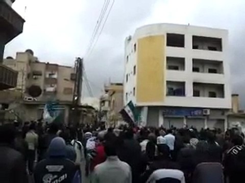 فري برس دمشق حي برزة جمعة المقاومة الشعبية 17 2 2012