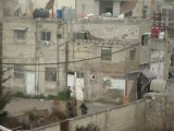 فري برس   دمشق المزة  اطلاق نار مباشر على المتظاهرين 17 2 2012
