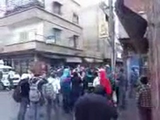 فري برس   دمشق الحجر الأسود مظاهرة طلابية 16 2 2012