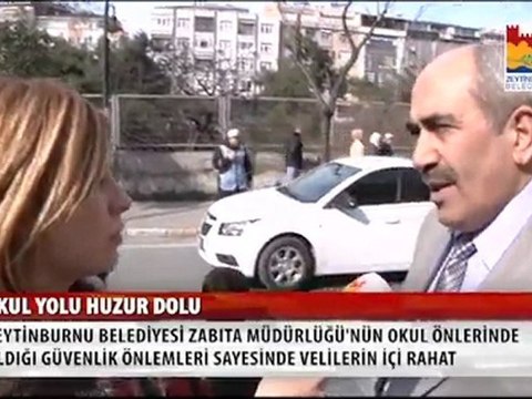 ZEYTİNBURNU'NDA OKUL YOLU HUZUR DOLU