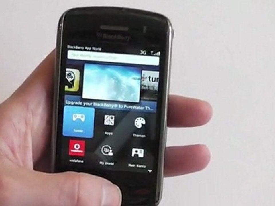 Blackberry storm retro test / review hd deutsch / german 9500